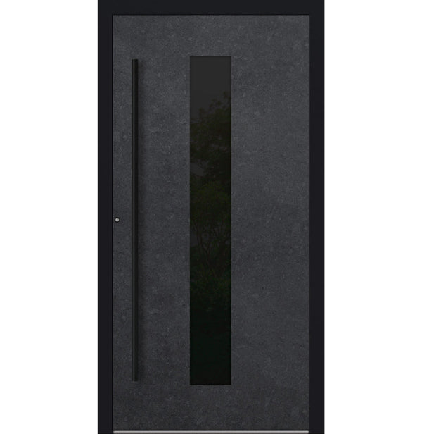Turenwerke P90 Design 35 Aluminium Door - Dark Concrete - Blackline